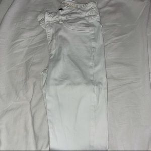 American Eagle white hi-rise jeggings
